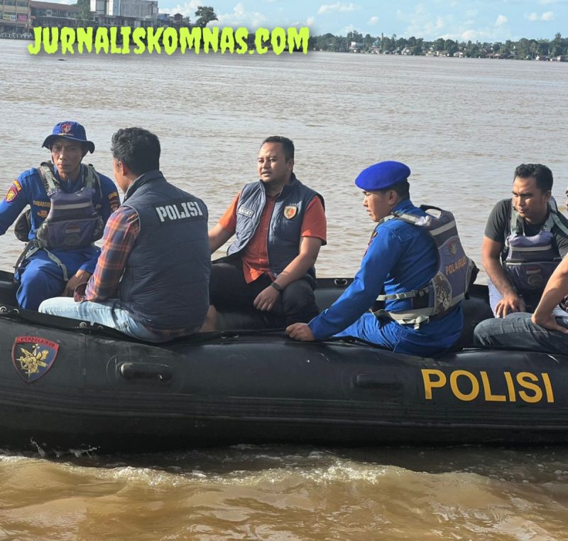 Antisipasi Tindak Kriminalitas, Polres Sintang Laksanakan Patroli Gabungan di Wilayah Perairan Kab. Sintang