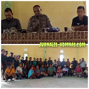 Camat Sintang dan Waka Polsek Kota Sintang Hadiri Musyawarah Bersama di Desa Mungguk Bantok
