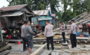 Polres Kapuas Hulu Tetapkan 22 Orang Tersangka Dalam Kasus PETI di Kec. Boyan Tanjung