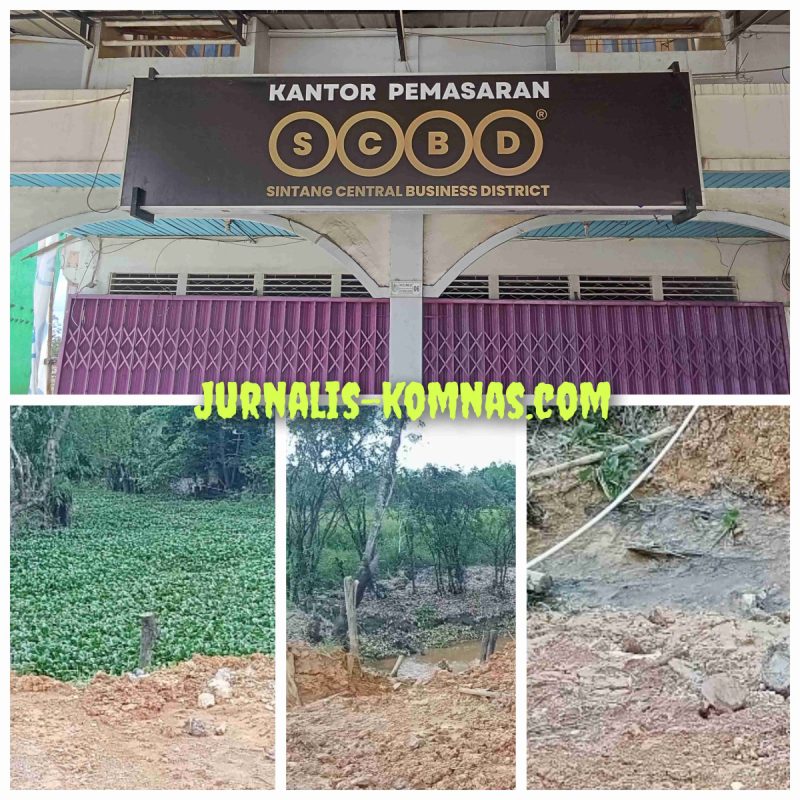 Masyarakat Monitor, Pembangunan SCBD di Komplek Hotel My Home Korbankan Sungai Alai, Kel. Ladang, kec. Sintang